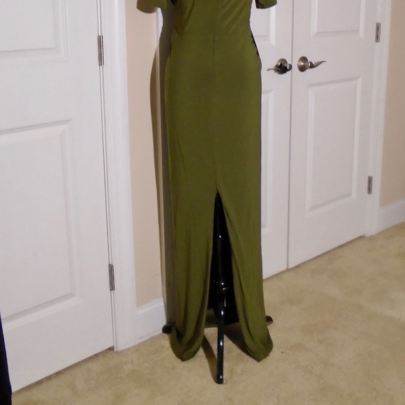 BHLDN NWT Olive Chelle Short Sleeve Maxi Dress - Picture 13 of 13